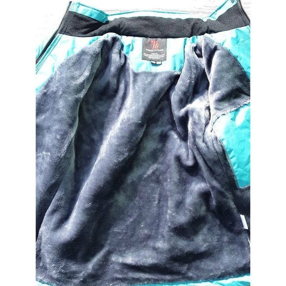 Trr Womens Outdoor Jacket (no hood) size XS, Teal - Picture 3 of 7